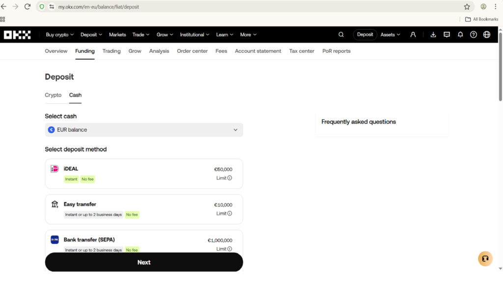 How to Create and Verify Your OKX Account (2026 Guide) Funding your Account
